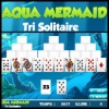 Aqua Mermaid Tri Solitaire